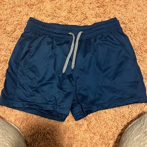 Blue Athletic Shorts